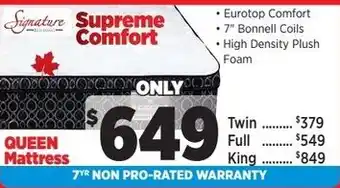 Signature Supreme Comfort