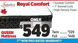 Surplus Furniture Signature Royal Comfort offer