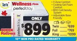 Surplus Furniture Serta Wellness Firm perfectday. offer