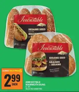 Food Basics Irresistible Mammoth Buns offer