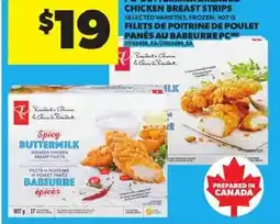 Atlantic Superstore Pc buttermilk breaded chicken breast strips offer