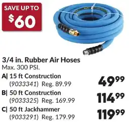 Princess Auto 3/4 in. Rubber Air Hoses offer