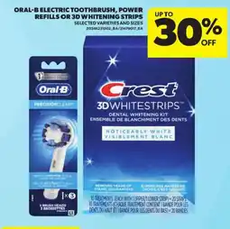 Atlantic Superstore Oral-b electric toothbrush, power refills or 3d whitening strips offer