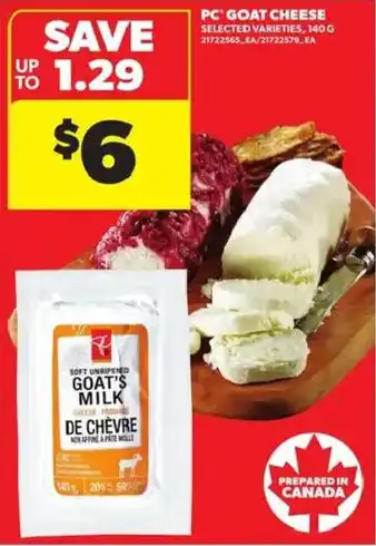 Atlantic Superstore Pc goat cheese offer