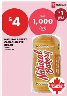 Atlantic Superstore Natural bakery canadian rye bread offer