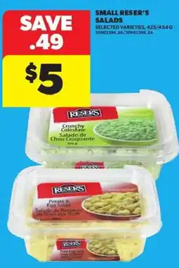 Atlantic Superstore Small reser's salads offer