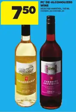 Atlantic Superstore Pc de-alcoholized wine offer