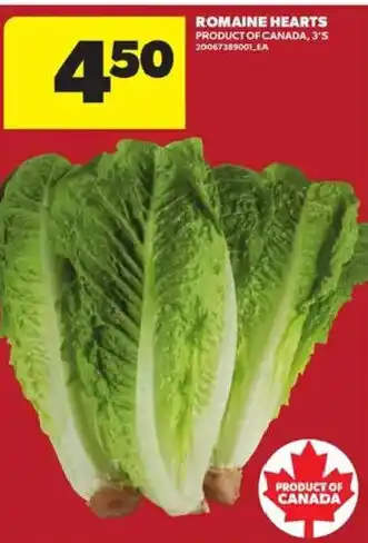 Atlantic Superstore Romaine hearts offer
