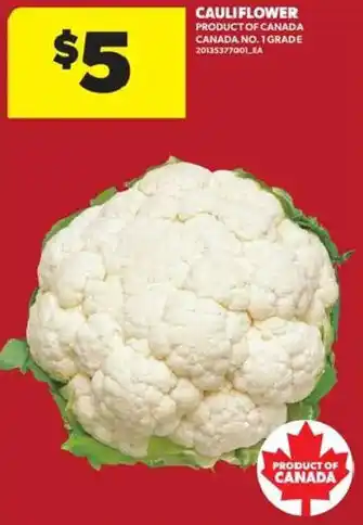 Atlantic Superstore Cauliflower offer