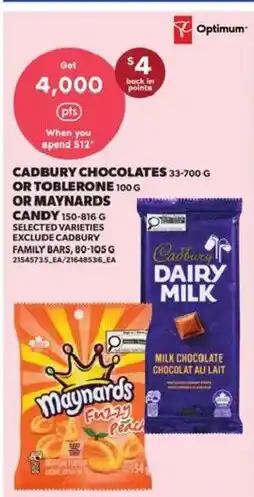 Atlantic Superstore Cadbury chocolates or toblerone or maynards candy offer