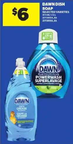 Atlantic Superstore Dawn dish soap offer