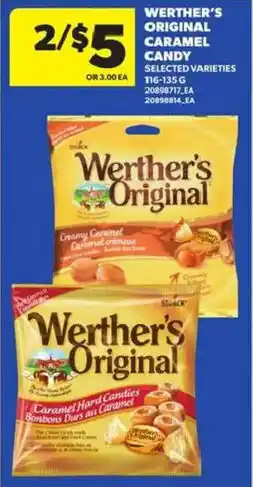 Atlantic Superstore Werther's original caramel candy offer