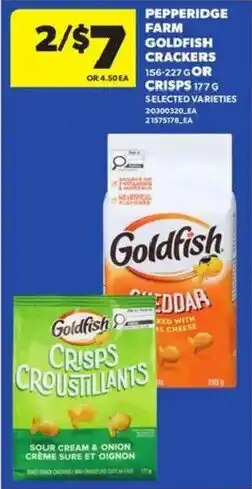 Atlantic Superstore Pepperidge farm goldfish crackers offer