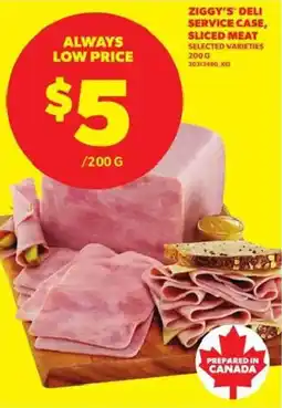 Atlantic Superstore Ziggy's deli service case sliced meat offer