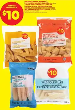 Atlantic Superstore Breaded chicken, meatballs, potstickers offer
