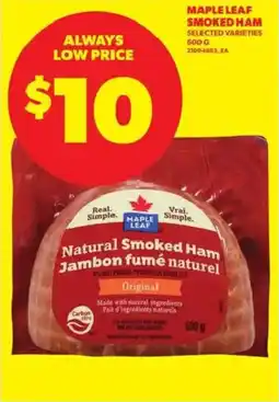 Atlantic Superstore Maple leaf smoked ham offer