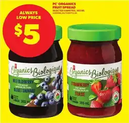 Atlantic Superstore Pc organics fruit spread offer