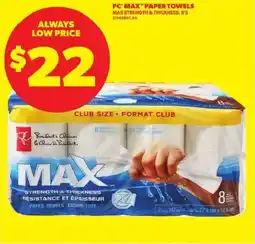 Atlantic Superstore Pc max paper towels offer