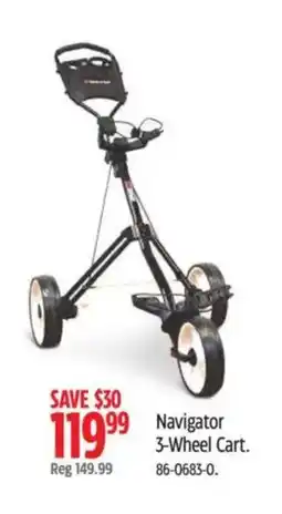 Canadian Tire Navigator 3-Wheel Cart offer