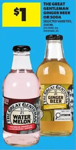 Atlantic Superstore The great gentleman ginger beer or soda offer