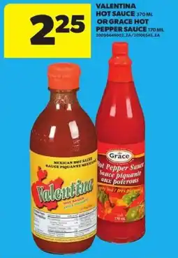 Atlantic Superstore Valentina hot sauce or grace hot pepper sauce offer