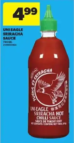 Atlantic Superstore Unieagle sriracha sauce offer
