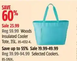 Canadian Tire Woods Insulated Cooler Tote offer