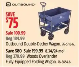 Canadian Tire OUTBOUND Double-Decker Wagon offer
