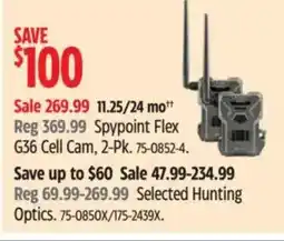 Canadian Tire Spypoint Flex G36 Cell Cam offer