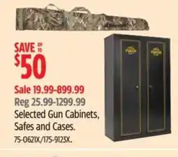 Canadian Tire Selected Gun Cabinets, Safes and Cases offer