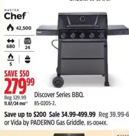 Canadian Tire MASTER CHEF Discover Series BBQ offer