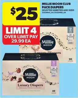 Atlantic Superstore Millie moon club pack diapers offer