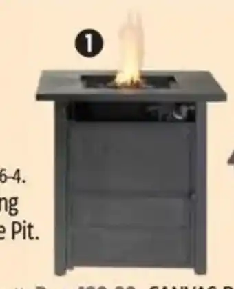Canadian Tire For Living 25" Outdoor Steel Gas Fire Table offer