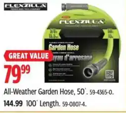 Canadian Tire FLEXZILLA All-Weather Garden Hose, 50 offer