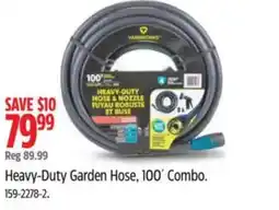 Canadian Tire Heavy-Duty Garden Hose, 100' Combo offer