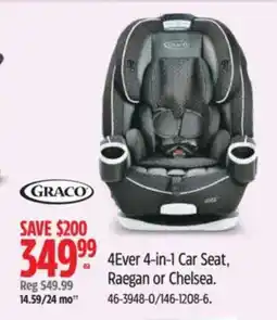 Canadian Tire GRACO 4Ever 4-in-1 Car Seat, Raegan or Chelsea offer