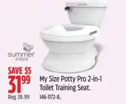 Canadian Tire My Size Potty Pro 2-in-1 Toilet Training Seat offer