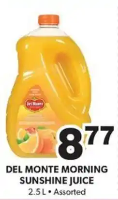 Colemans Del monte morning sunshine juice offer