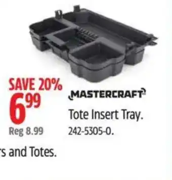 Canadian Tire MASTERCRAFT Tote Insert Tray offer