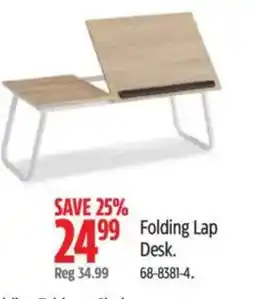 Canadian Tire Folding Lap Desk offer