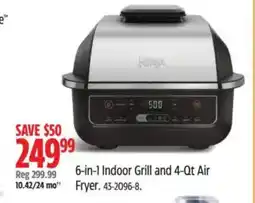Canadian Tire 6-in-1 Indoor Grill and 4-Qt Air Fryer offer