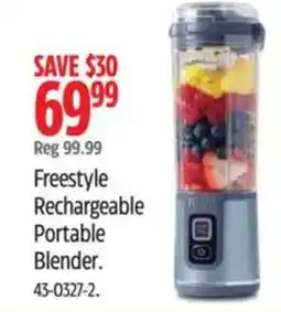 Canadian Tire Freestyle Rechargeable Portable Blender offer