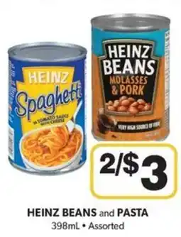 Colemans Heinz beans and pasta offer