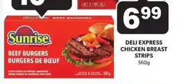 Colemans Deli express chicken breast strips offer
