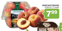 Colemans Sweet juicy peaches offer