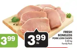 Colemans Fresh boneless pork loin chops offer