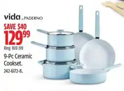Canadian Tire VIDA PADERNO Pc Ceramic Cookset offer