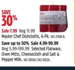 Canadian Tire Master Chef Dishcloths, 6-Pk offer