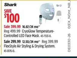 Canadian Tire SHARK CryoGlow Temperature- Controlled LED Face Mask offer