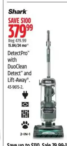 Canadian Tire SHARK DetectPro with DuoClean Detect and Lift-Away offer